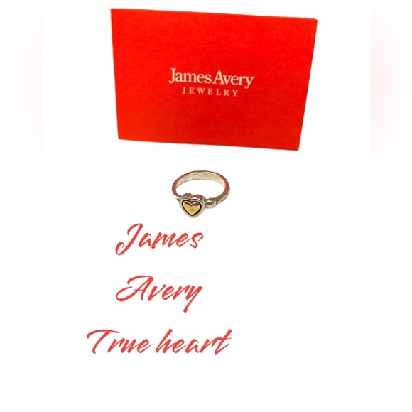 James Avery Jewelry Retired James Avery Ring True Heart 585 8k Gold
